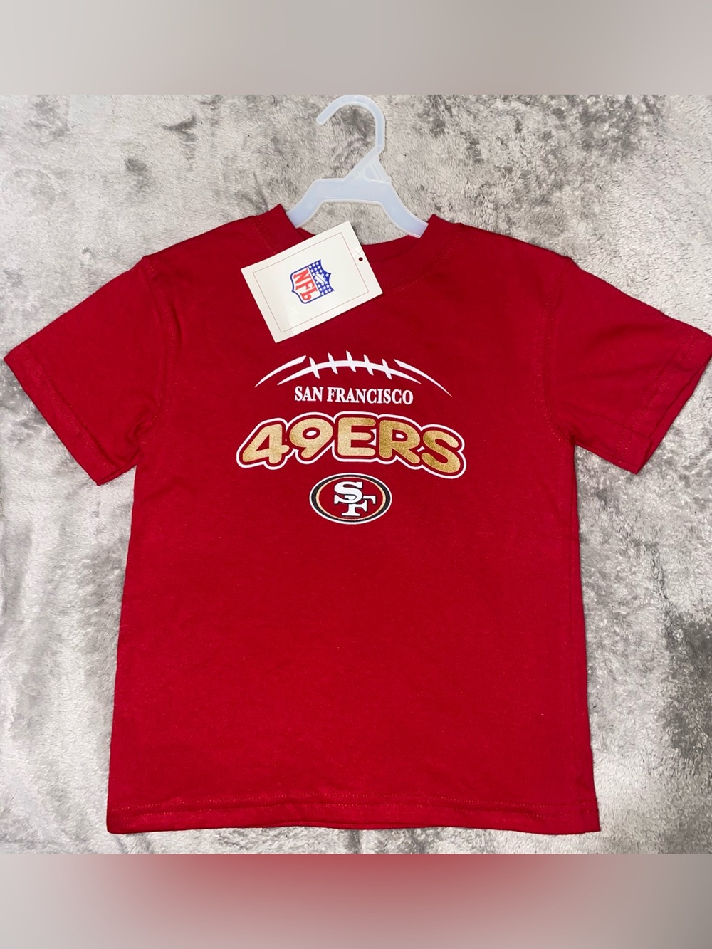 NFL 49ers Tee Youth Medium NWT